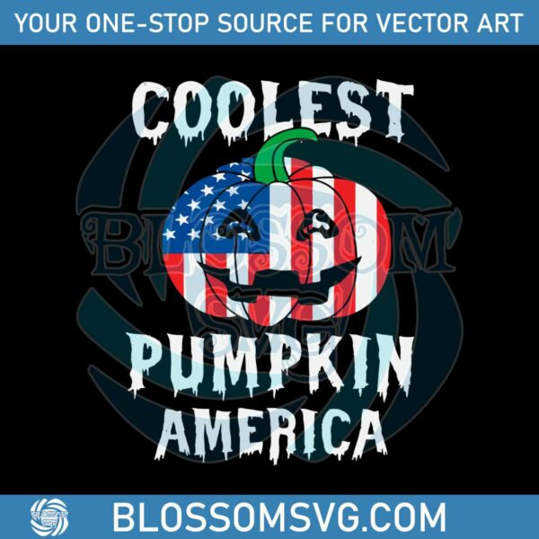 Coolest Pumpkin America Halloween SVG For Cricut Files