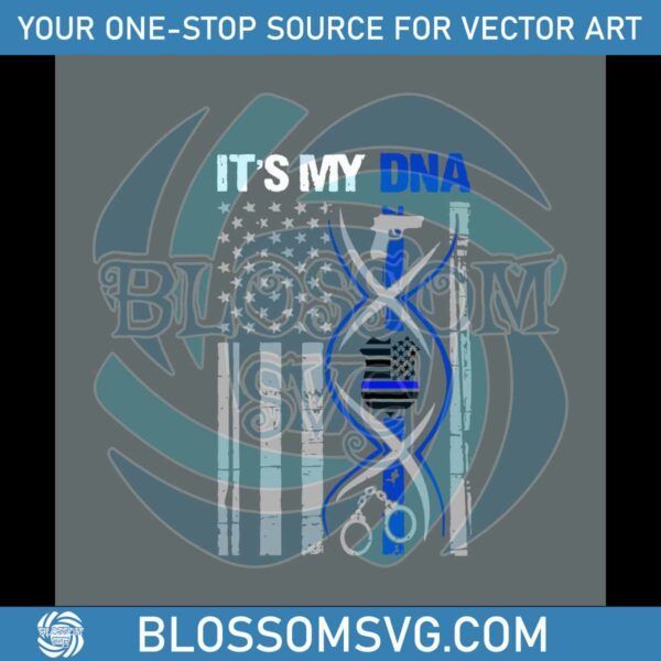 Its My DNA SVG American Flag DNA SVG Digital Cricut File