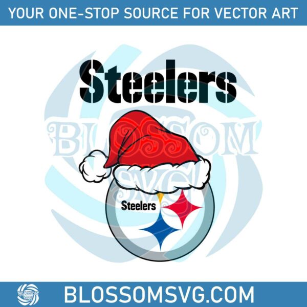 Pittsburgh Steelers NFL Logo Christmas SVG Download File
