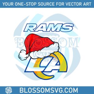 los-angeles-rams-nfl-christmas-logo-svg-digital-cricut-file