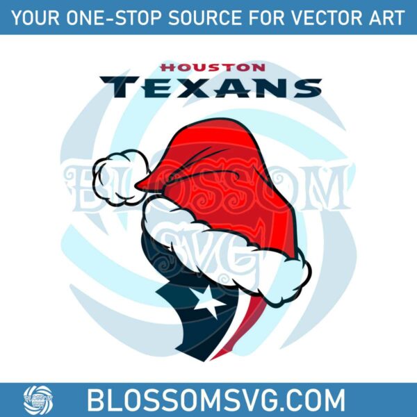 Houston Texans NFL Christmas Logo SVG Digital Cricut File
