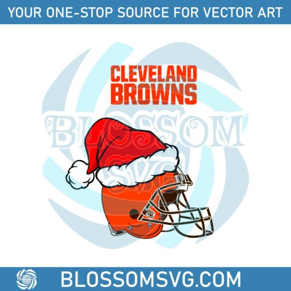 Cleveland Browns NFL Christmas Logo SVG Digital File