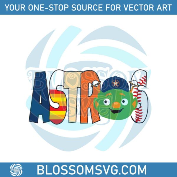 Houston Astros Orbit Svg MLB Team Svg Cutting Digital File