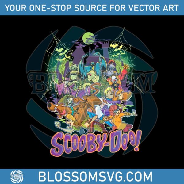 Vintage Scooby Doo Horror Halloween PNG Sublimation