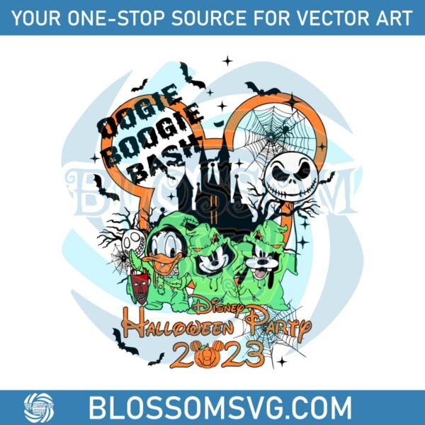 Halloween Party 2023 Funny Oogie Boogie Bash SVG Digital File