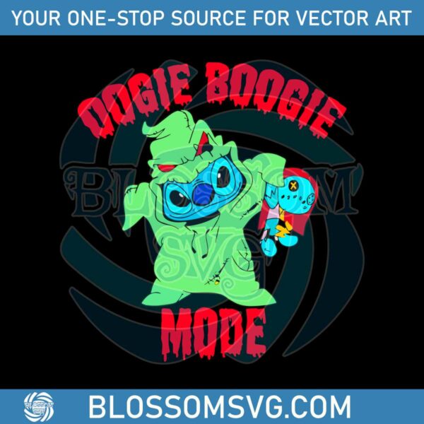Stitch Oogie Boogie Mode Halloween SVG Digital Cricut File