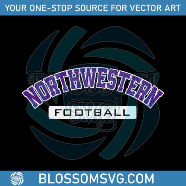 Northwestern Wildcats Football Team SVG Cutting Digital File