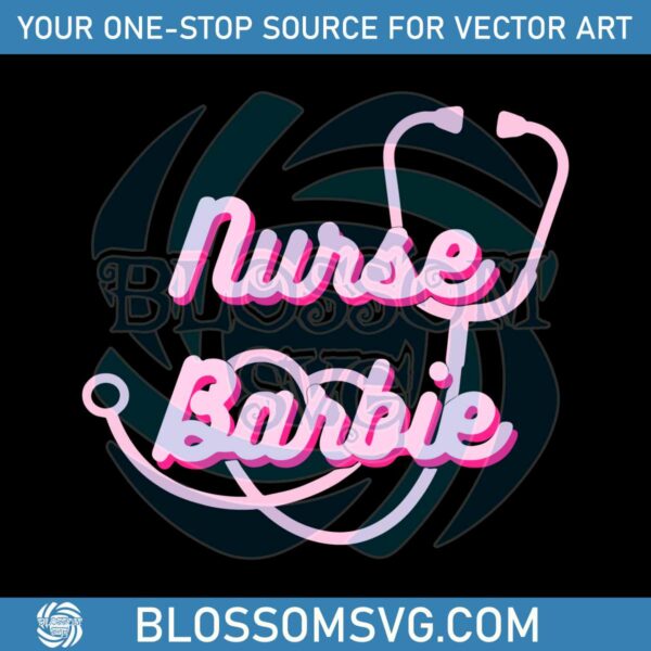 Nurse Barbie Vintage Barbie Movie SVG Cutting Digital File