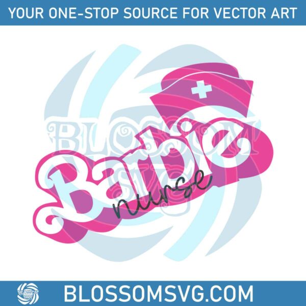 Nurse Doll Funny Barbie Nurse SVG Graphic Design File