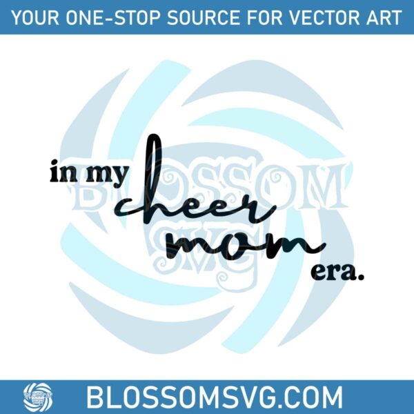 Vintage In My Cheer Mom Era SVG Stage Mom SVG Download