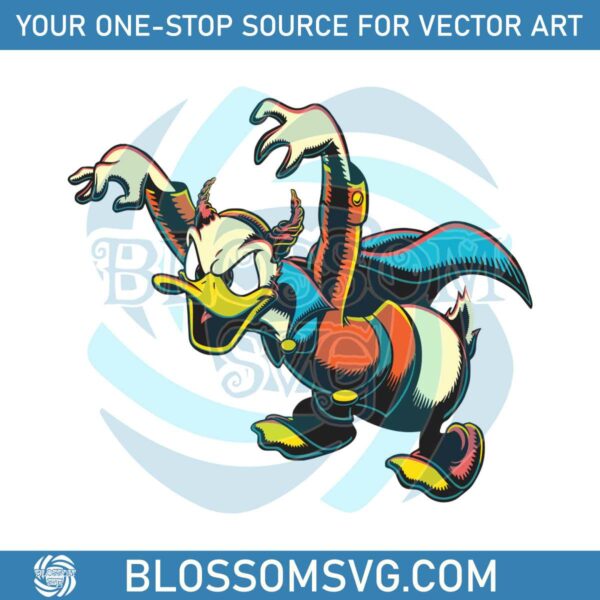 Horror Disney halloween SVG Donald Duck SVG Cutting File