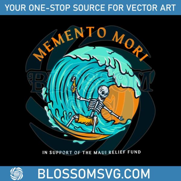 Memento Mori In Support Of The Maui Relief Fund SVG File
