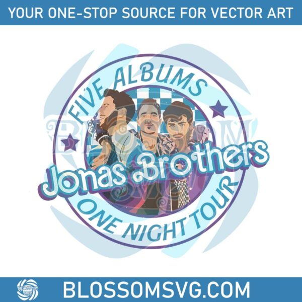 five-albums-one-night-tour-jonas-brothers-png-download