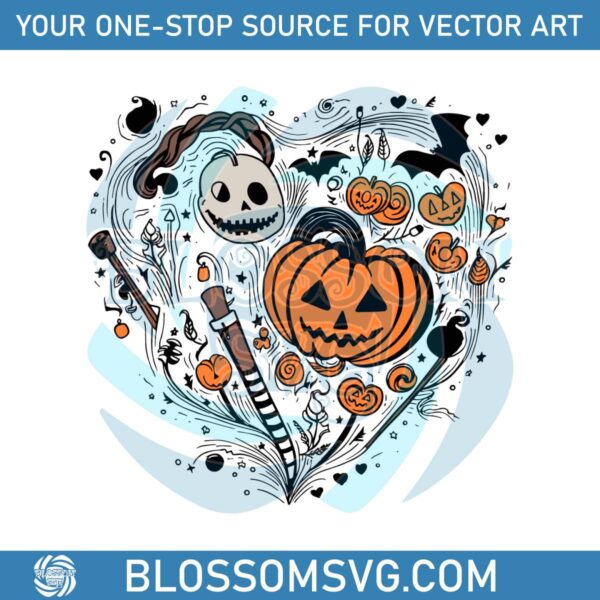 Vintage Love Halloween SVG Spooky Vibes SVG Digital File