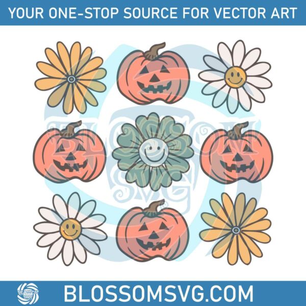 vintage-floral-pumpkins-svg-halloween-vibes-svg-download