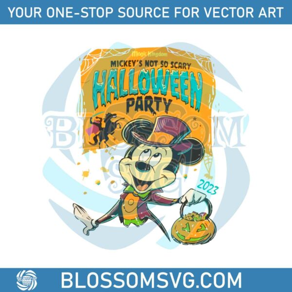 Mickeys Not So Scary Halloween Party PNG Sublimation