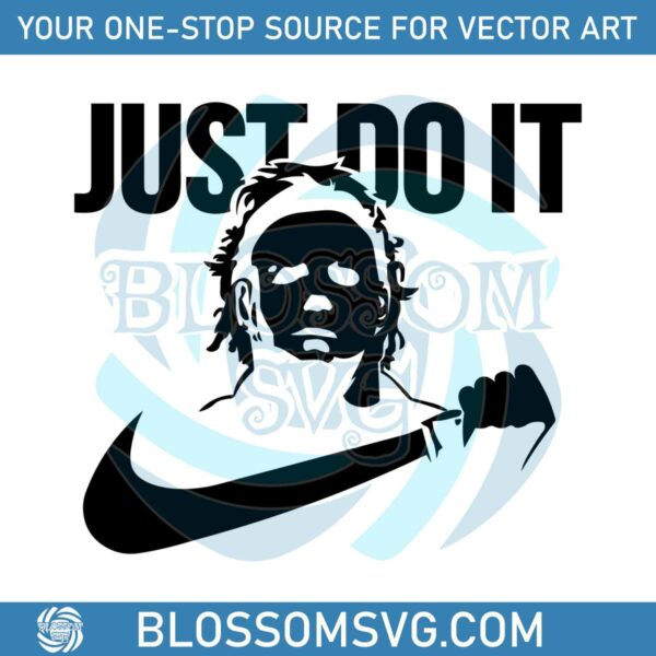 Just Do It Michael Myers SVG Nike Logo SVG Download