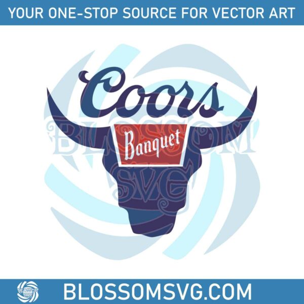 Coors Banquet Rodeo SVG Western Wear SVG Digital Cricut File