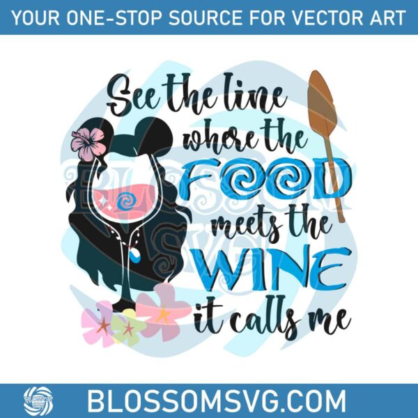 where-the-food-meets-the-wine-svg-moana-cartoon-svg
