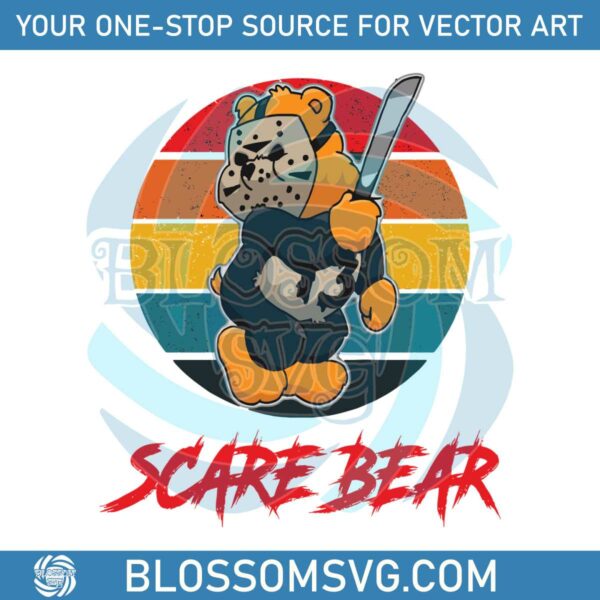 scare-bear-jason-voorhees-bear-vintage-svg-file-for-cricut