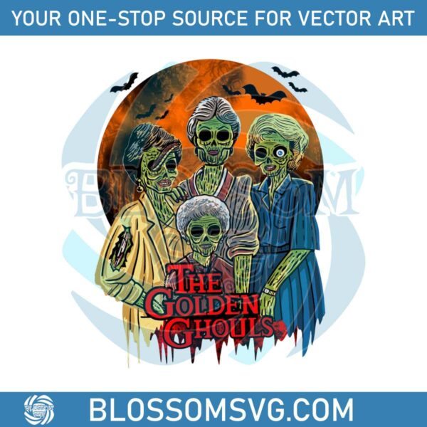 the-golden-ghouls-png-horror-halloween-blood-moon-png