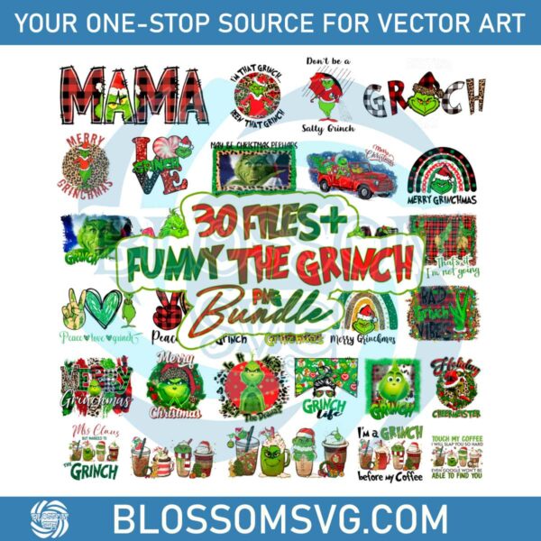 funny-the-grinch-christmas-png-merry-christmas-png-bundle