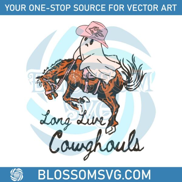 long-live-cowghouls-western-halloween-ghost-svg-file