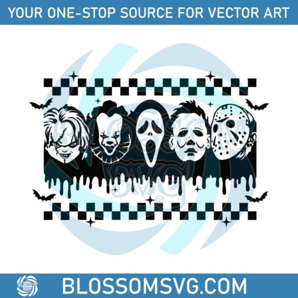 Halloween Horror Movie Friends SVG Scary Characters SVG
