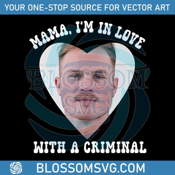 Zach Bryan Mama Im In Love With A Criminal PNG Download