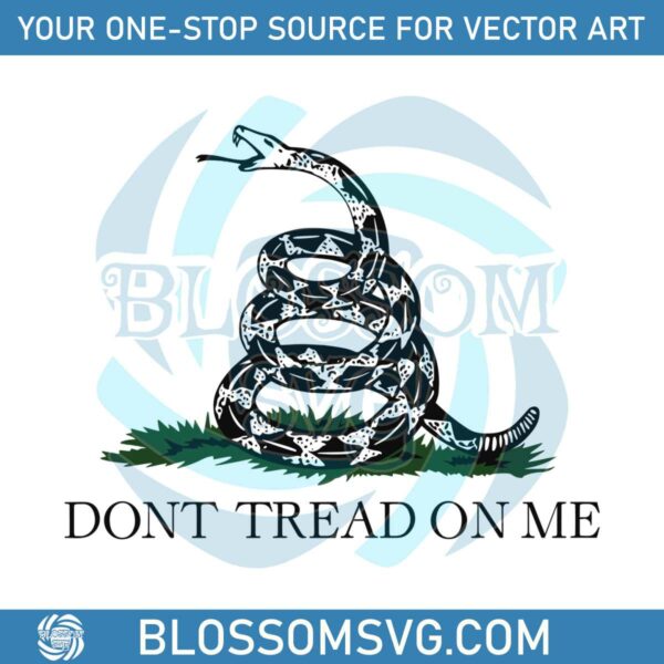 Rattlesnake Dont Tread On Me American Patriotic SVG File