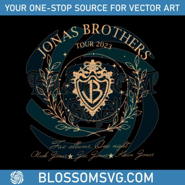 jonas-brothers-member-five-albums-one-night-tour-svg-file