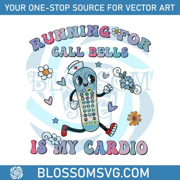 running-for-call-bells-is-my-cardio-svg-digital-cricut-file