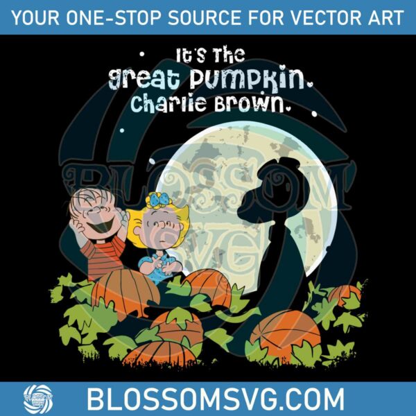 Its The Great Pumpkin Charlie Brown Halloween SVG Cricut File