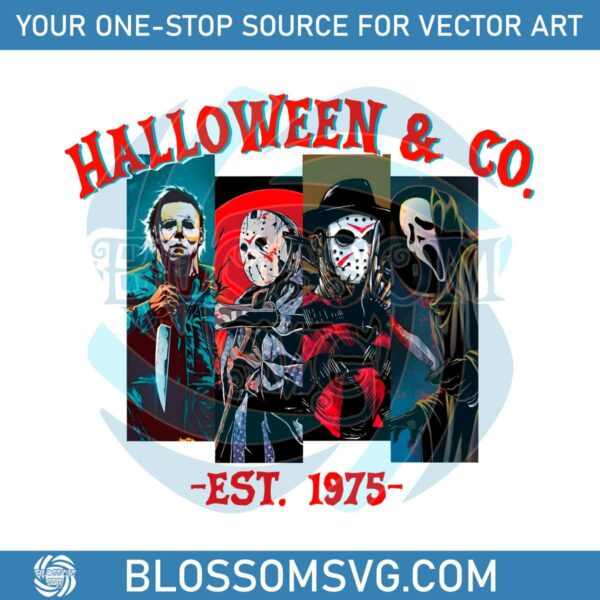 Vintage Horror Movie Character Halloween And Co PNG