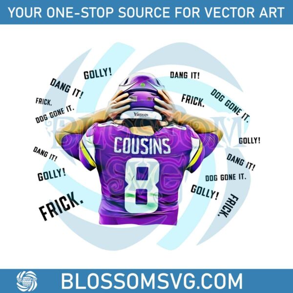 Minnesota Vikings Kirk Cousins Football Player PNG Download