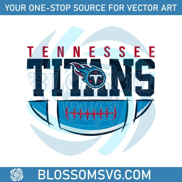 Vintage Tennessee Titan Retro Tennessee Football SVG File