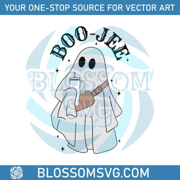 Boo Jee Halloween Cute Ghost Svg Cutting Digital File
