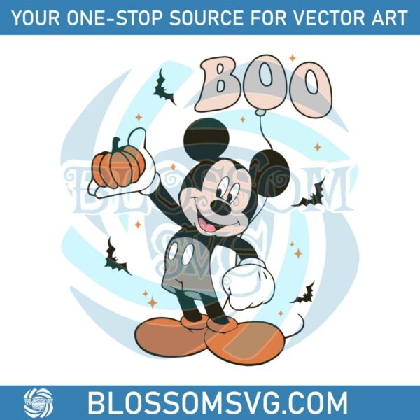 Mickeys Halloween Boo Party Svg Digital File