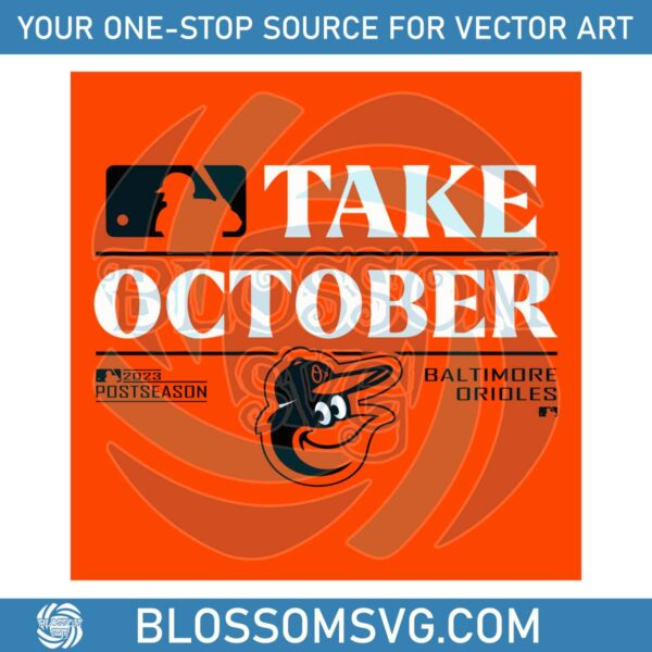 Baltimore Orioles Take October 2023 Postseason SVG File