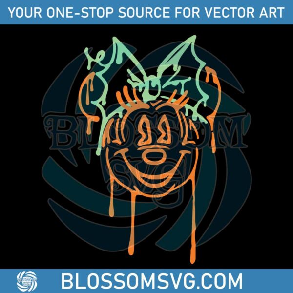 Minnie Spooky Disney Spooky Season SVG Digital Cricut File