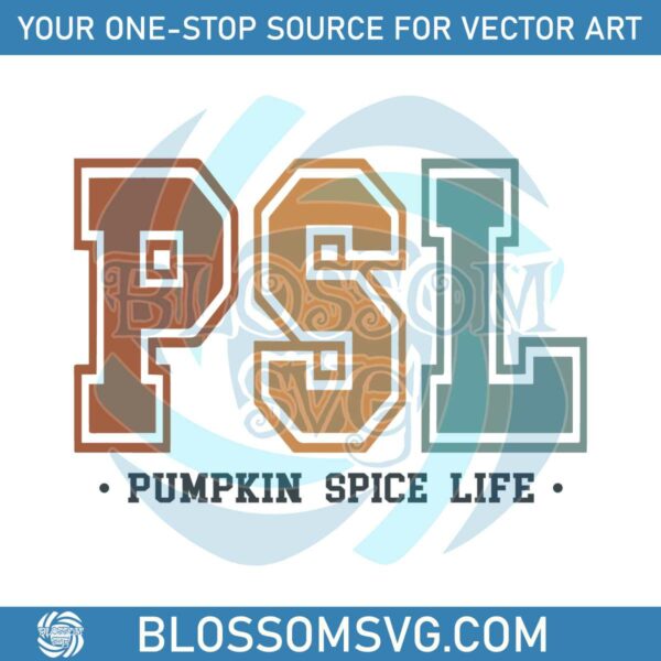 Vintage PSL Pumpkin Spice Life Digital Cricut File