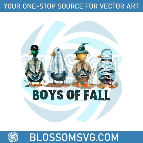 cute-boys-of-fall-ghost-ducks-png-sublimation-download