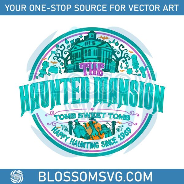 retro-the-haunted-mansion-map-tomb-sweet-tomb-png-file