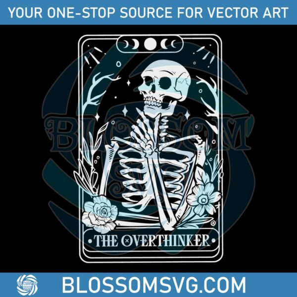 the-overthinker-skeleton-tarot-card-svg-download-file