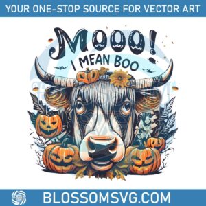 cow-pumpkin-season-moo-i-mean-boo-png-download
