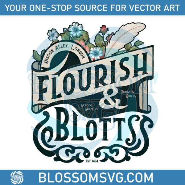 flourish-and-blotts-hp-hogwarts-diagon-alley-png-download