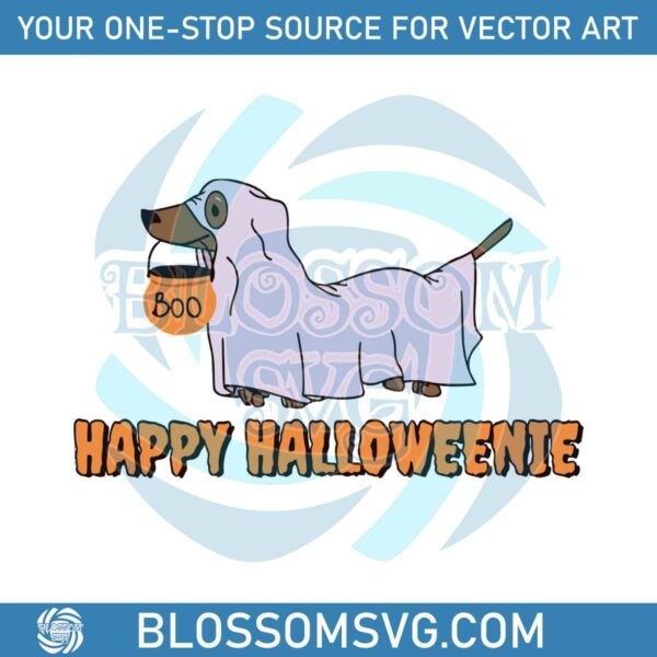 Dachshund Ghost Funny Halloween Dog SVG Graphic File