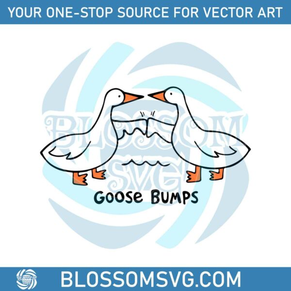 Funny Goose Bumps Funny Silly Goose SVG Digital Cricut File