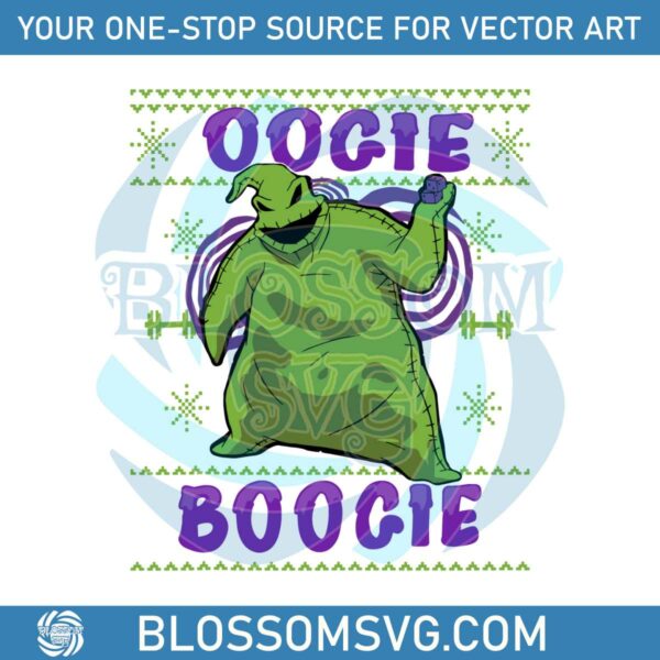 Funny Oogie Boogie Ugly Christmas SVG Cutting Digital File