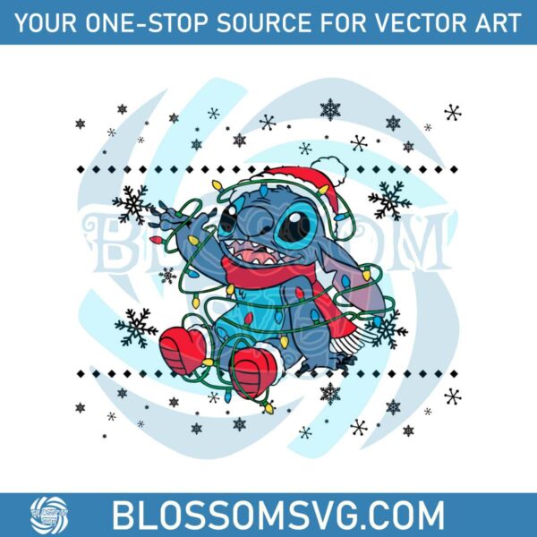 Merry Stitchmas Disney Stitch Ugly Christmas SVG Download